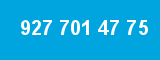 927 701 47 75 927 701 47 75